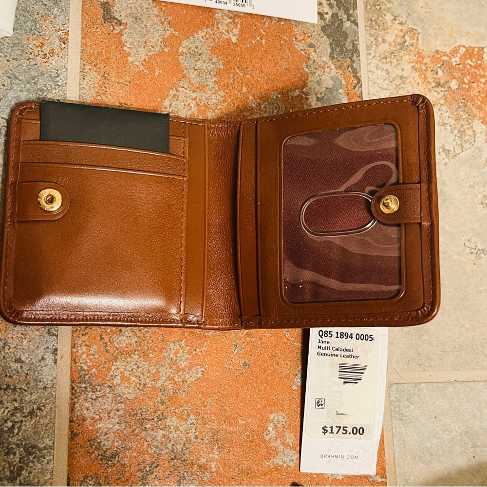 NWT!HARD TO FIND! BRAHMIN SMALL JOHANNA IN SUNRIVER KOMOD! Jane Wallet Included. - Picture 2 of 13